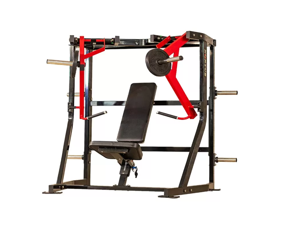 PLATE-LOADED ISO-LATERAL DECLINE CHEST PRESS